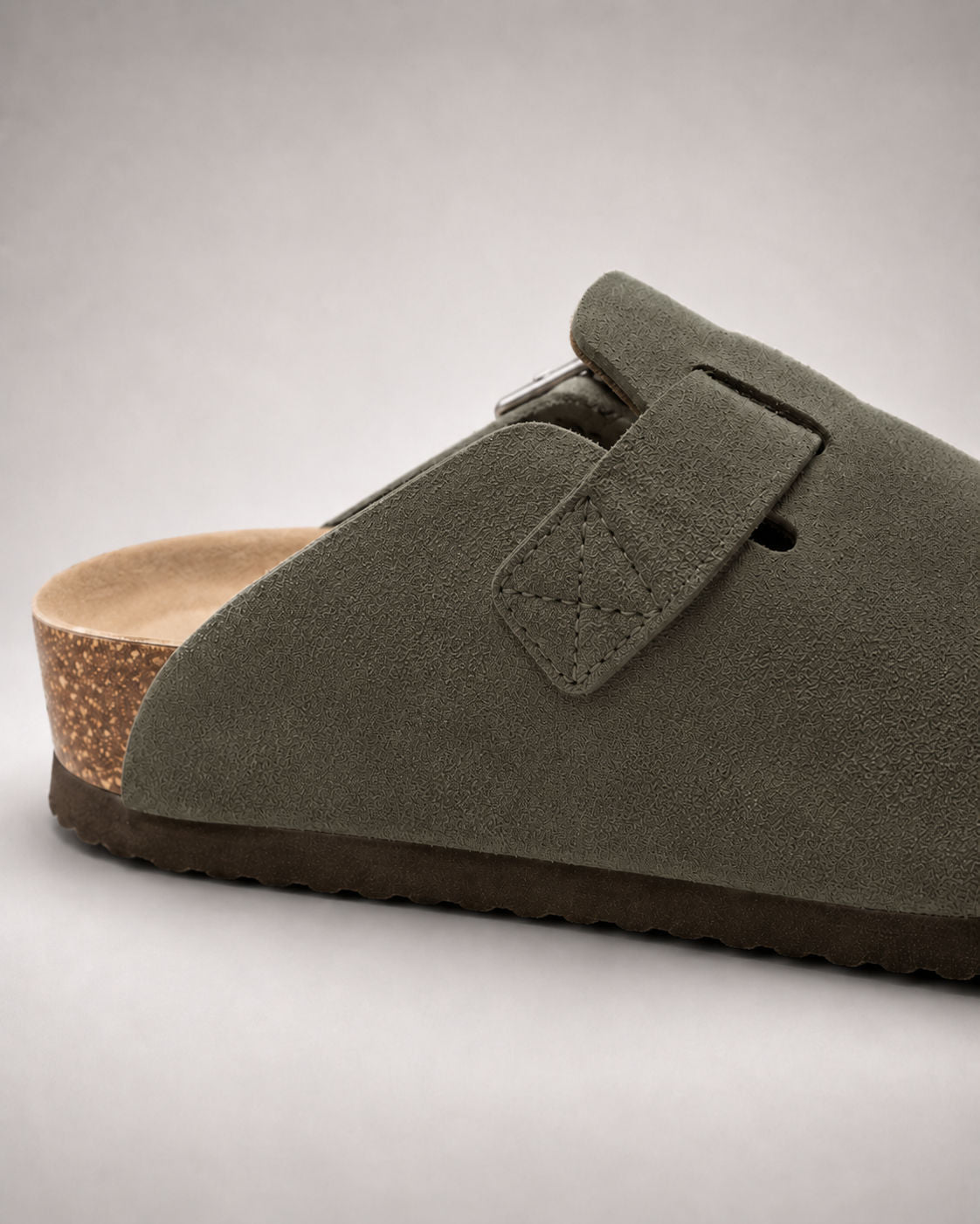 KASSEL™ | Zuecos de Ante con Plantilla Suave Premium