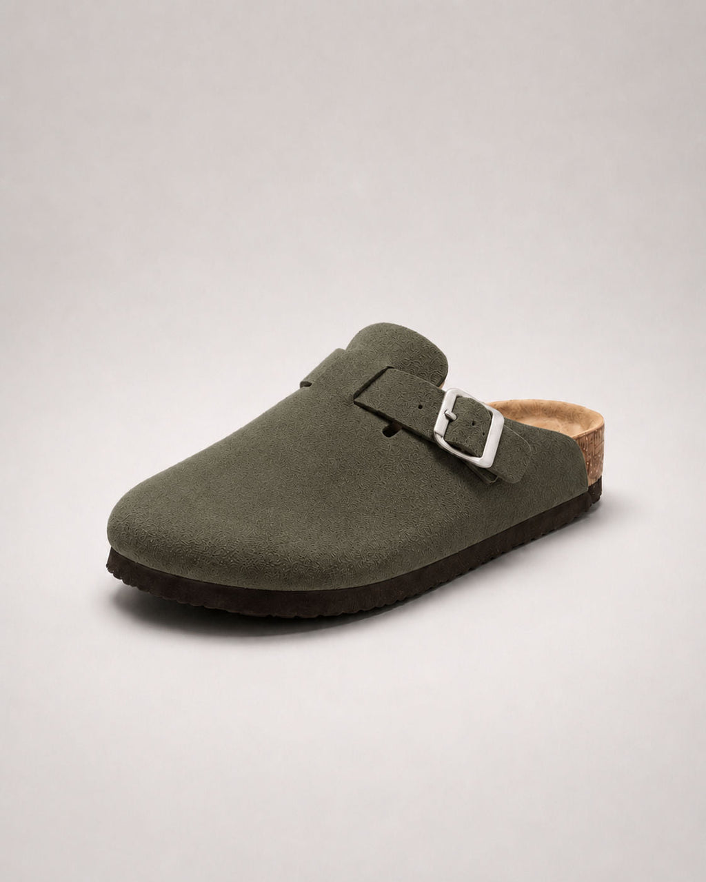 KASSEL™ | Zuecos de Ante con Plantilla Suave Premium