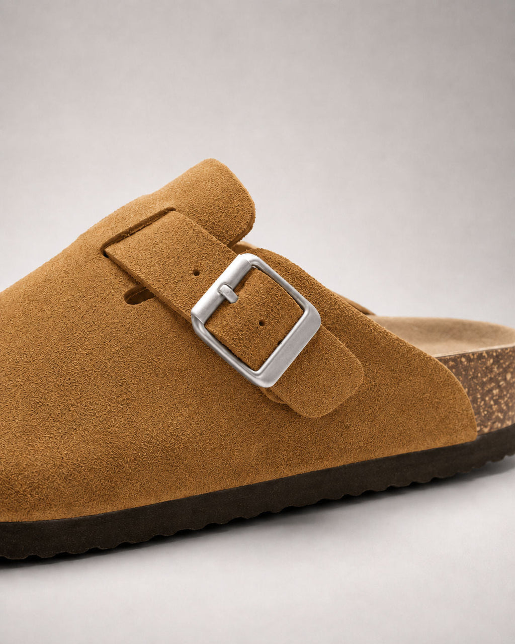 KASSEL™ | Zuecos de Ante con Plantilla Suave Premium