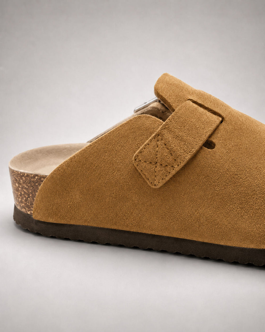 KASSEL™ | Zuecos de Ante con Plantilla Suave Premium