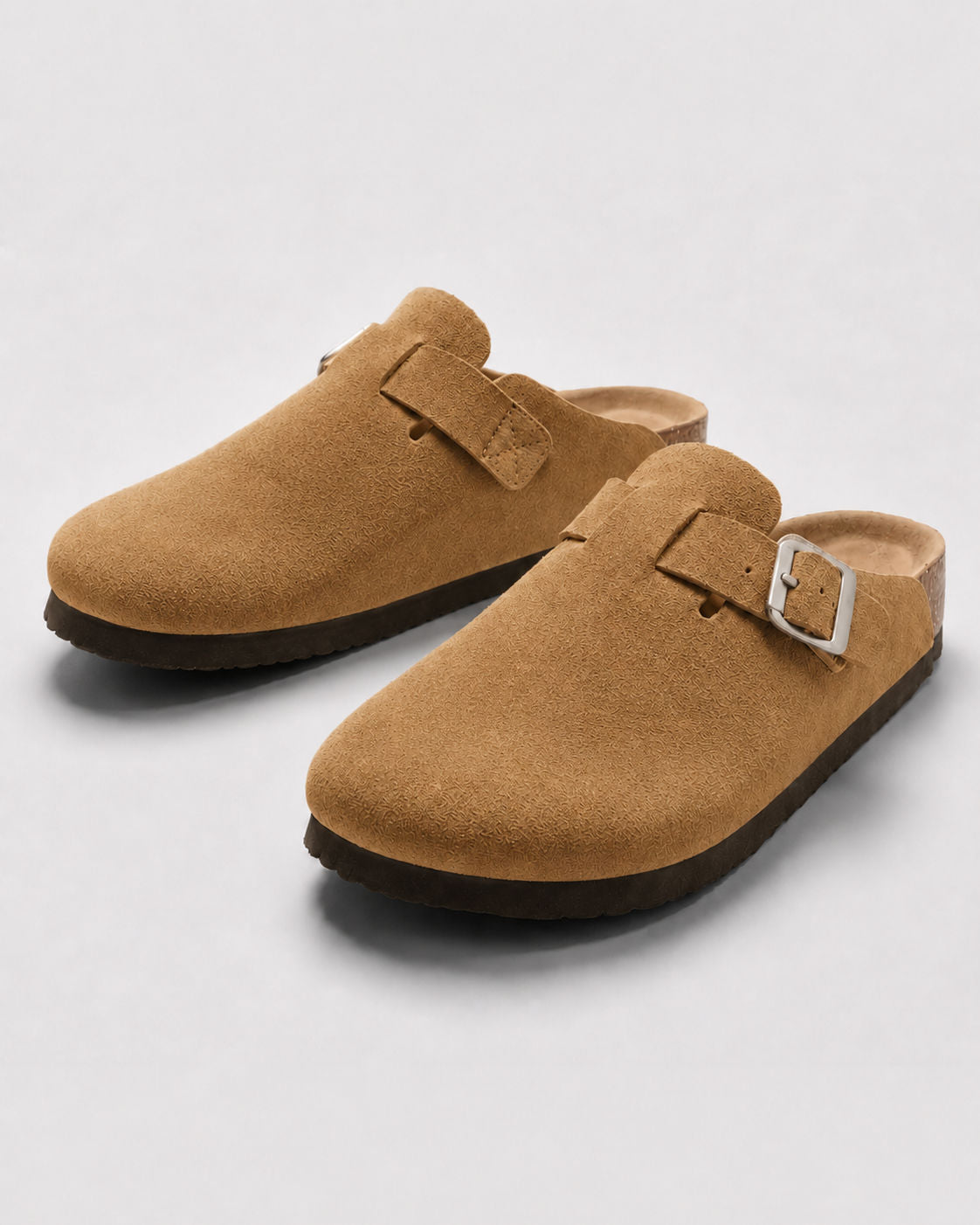 KASSEL™ | Zuecos de Ante con Plantilla Suave Premium