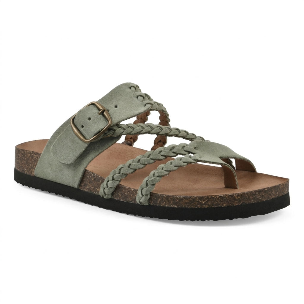 NAYARA™ | Sandalias de Corcho Trenzadas