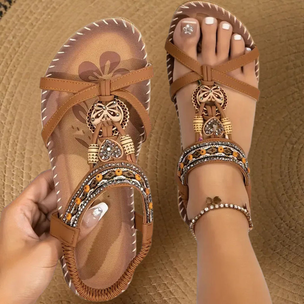 MAREVA™ | Sandalias con Plantilla Acolchada Estilo Ibiza