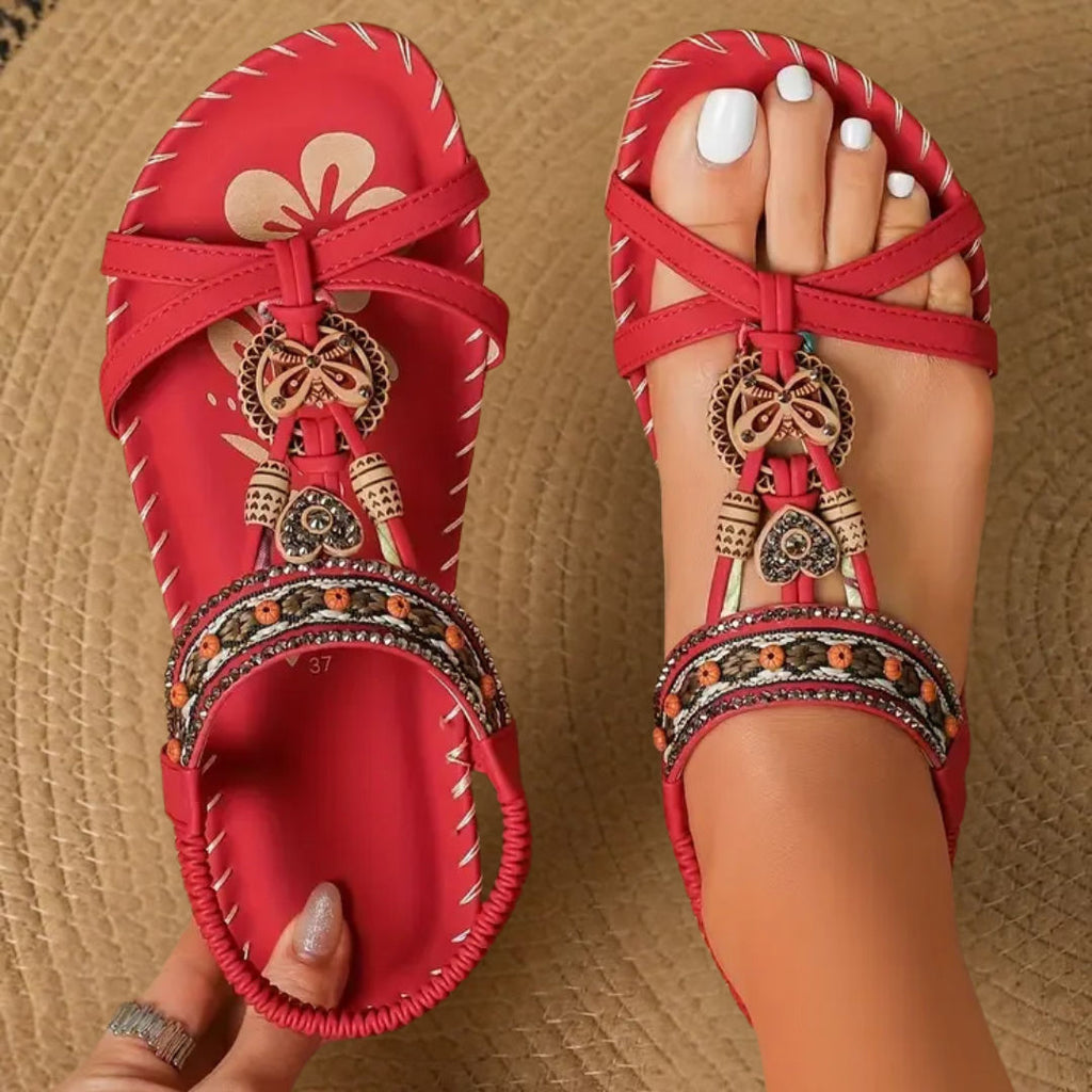 MAREVA™ | Sandalias con Plantilla Acolchada Estilo Ibiza