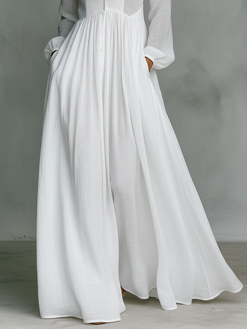 Rebeca | Vestido largo minimalista