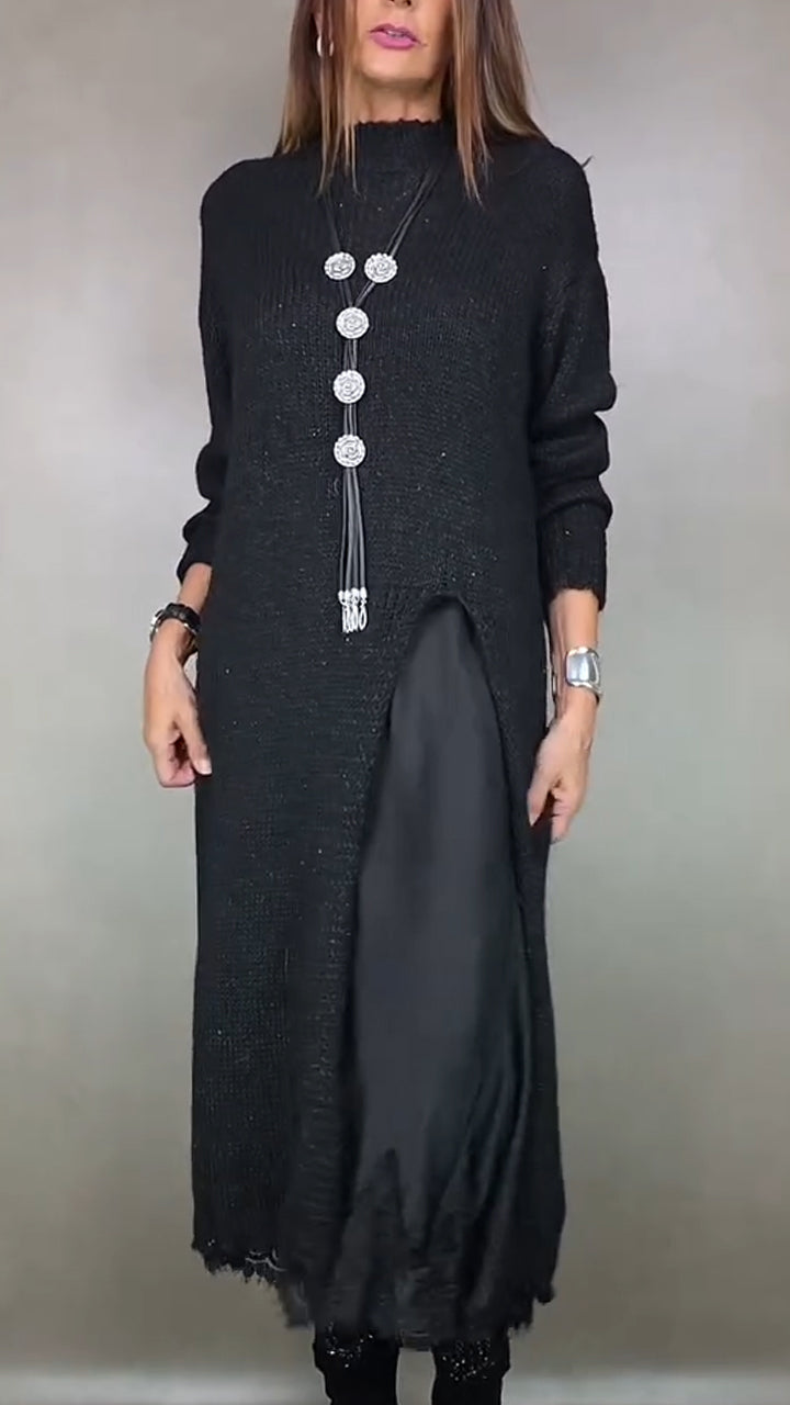 Laluna | Conjunto de Suéter Largo y Vestido