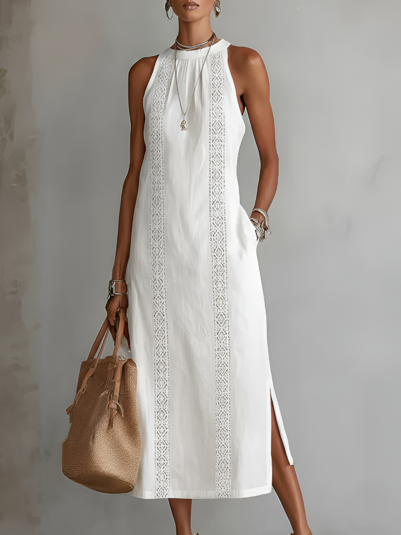 Jimena | Vestido midi bordado
