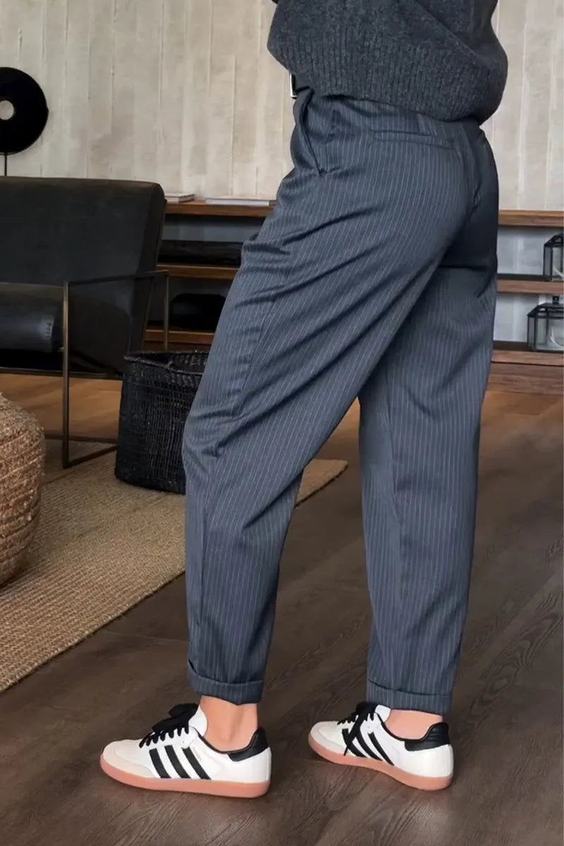 Beatrice | Pantalones Elegantes Moldeadores a Rayas