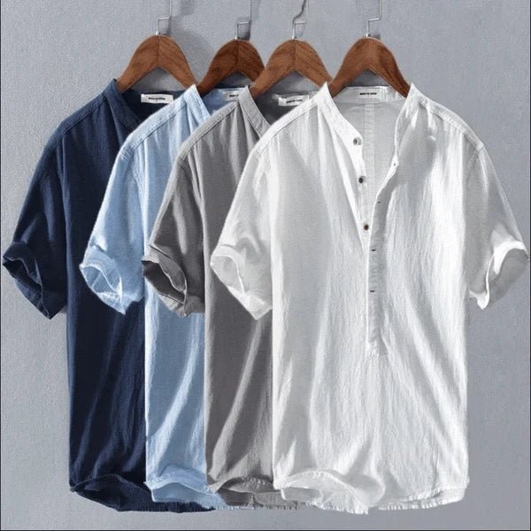 Guillermo™ - Camisa celeste con diseño limpio y exclusivo