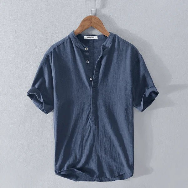 Guillermo™ - Camisa celeste con diseño limpio y exclusivo