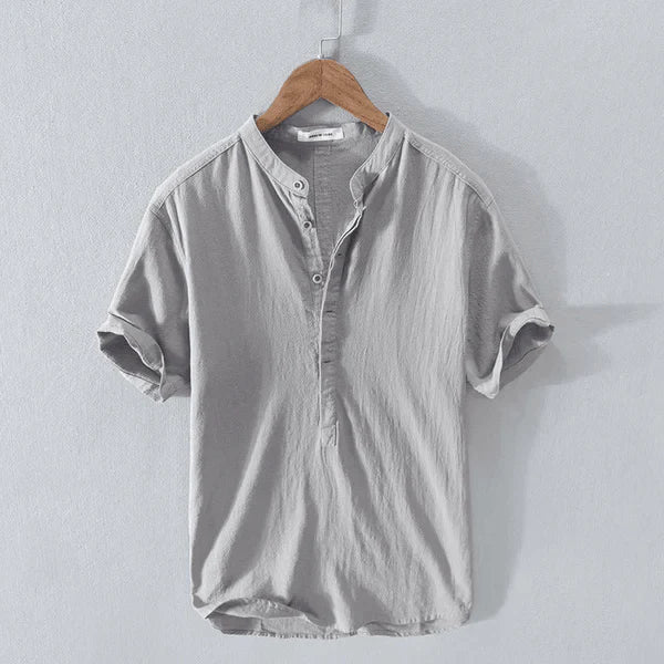Guillermo™ - Camisa celeste con diseño limpio y exclusivo