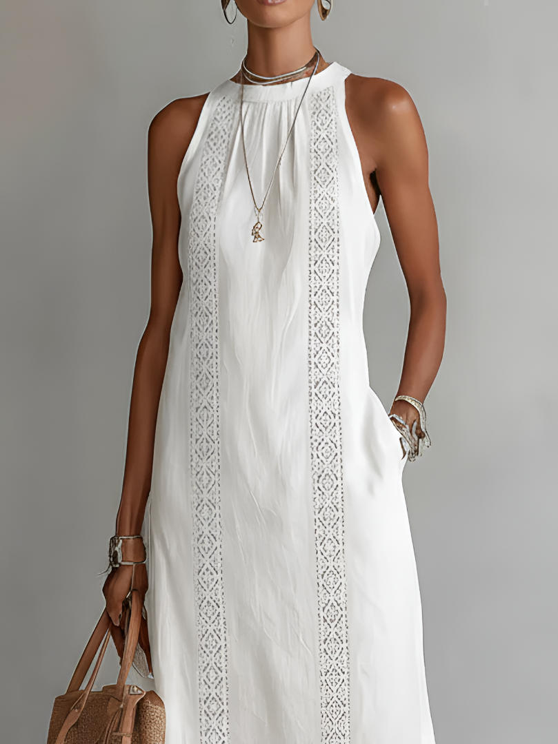 Jimena | Vestido midi bordado