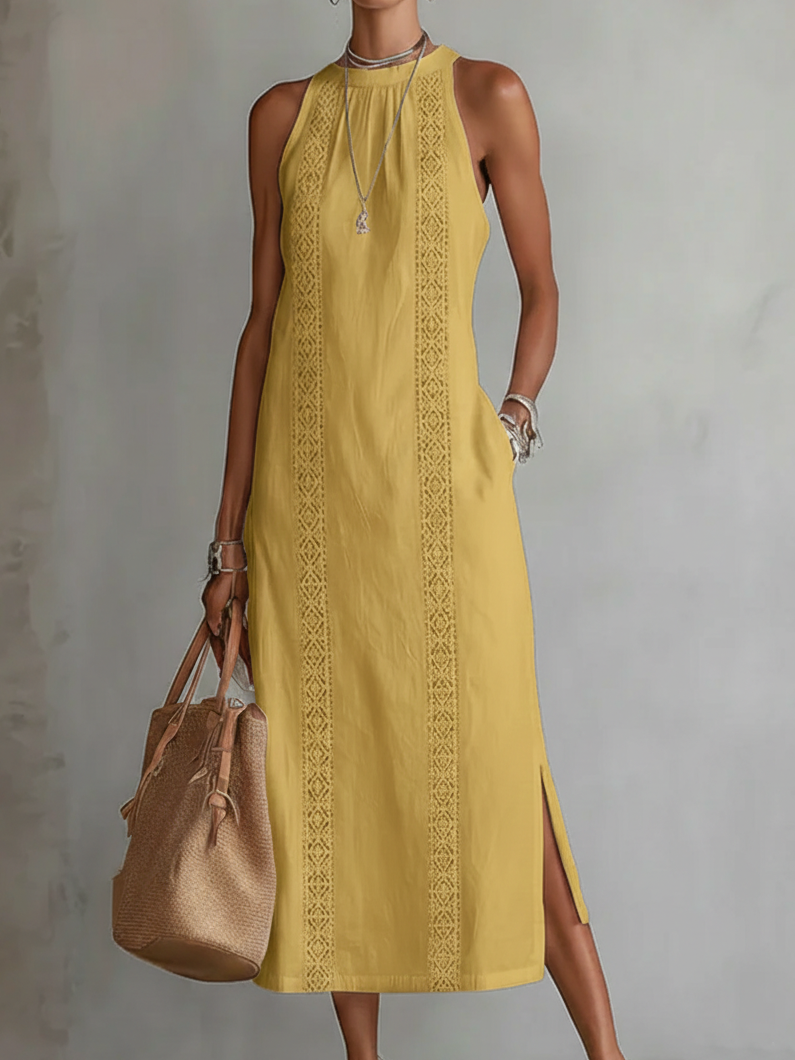 Jimena | Vestido midi bordado