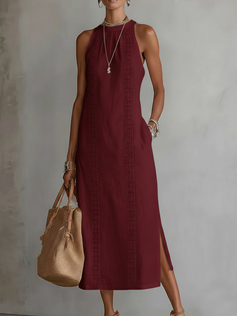 Jimena | Vestido midi bordado