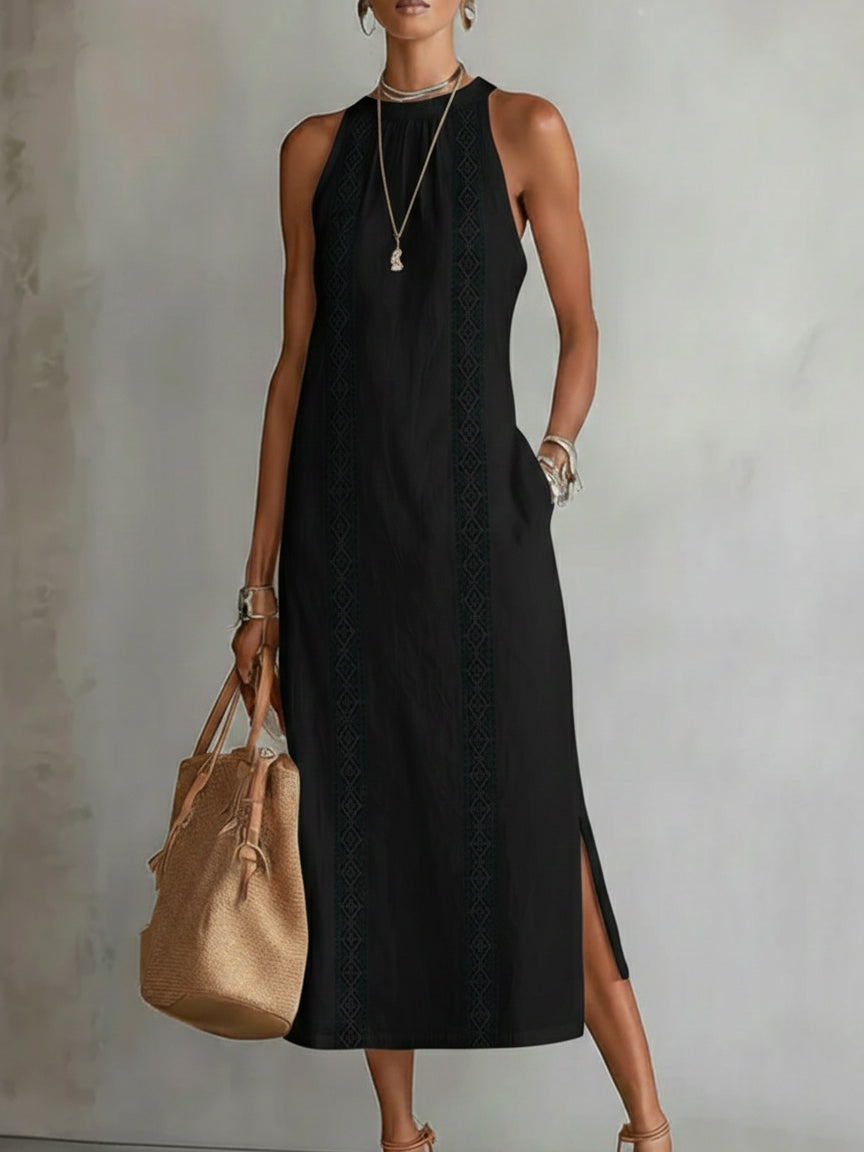 Jimena | Vestido midi bordado