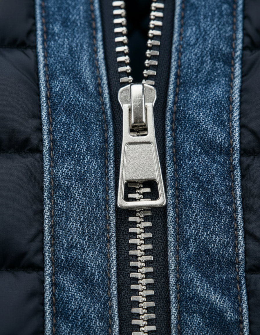 Chaqueta de Denim Acolchado
