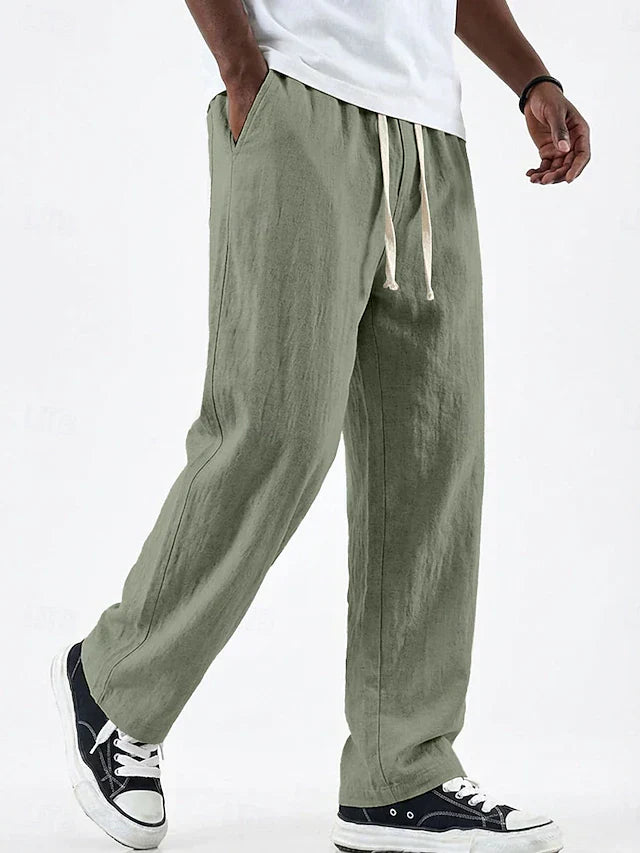 Julián™ - Pantalón wide leg moderno con acabado refinado