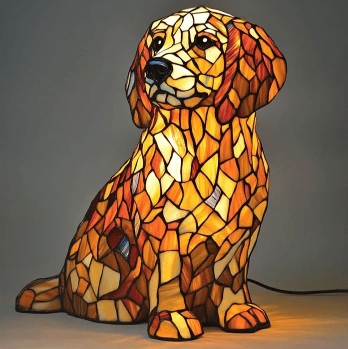 Lámpara Golden Retriever Luminosa