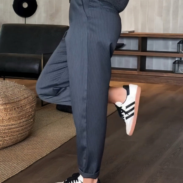 Beatrice | Pantalones Elegantes Moldeadores a Rayas