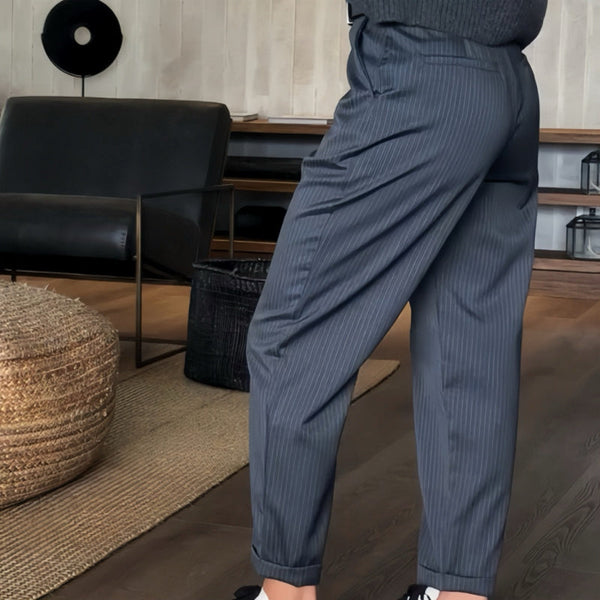 Beatrice | Pantalones Elegantes Moldeadores a Rayas