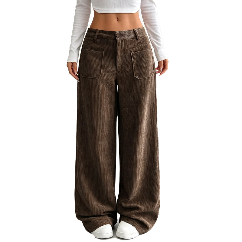Manuela | Pantalones Anchos Casuales para Mujer