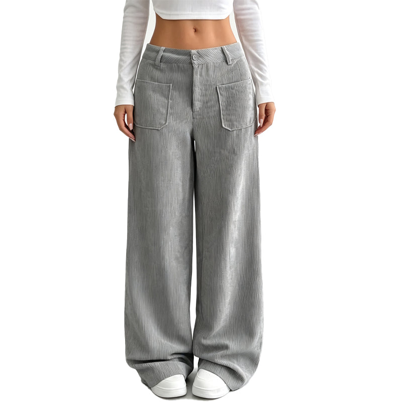 Manuela | Pantalones Anchos Casuales para Mujer