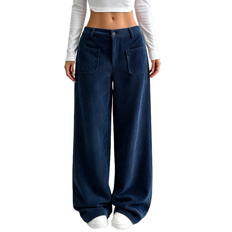 Manuela | Pantalones Anchos Casuales para Mujer