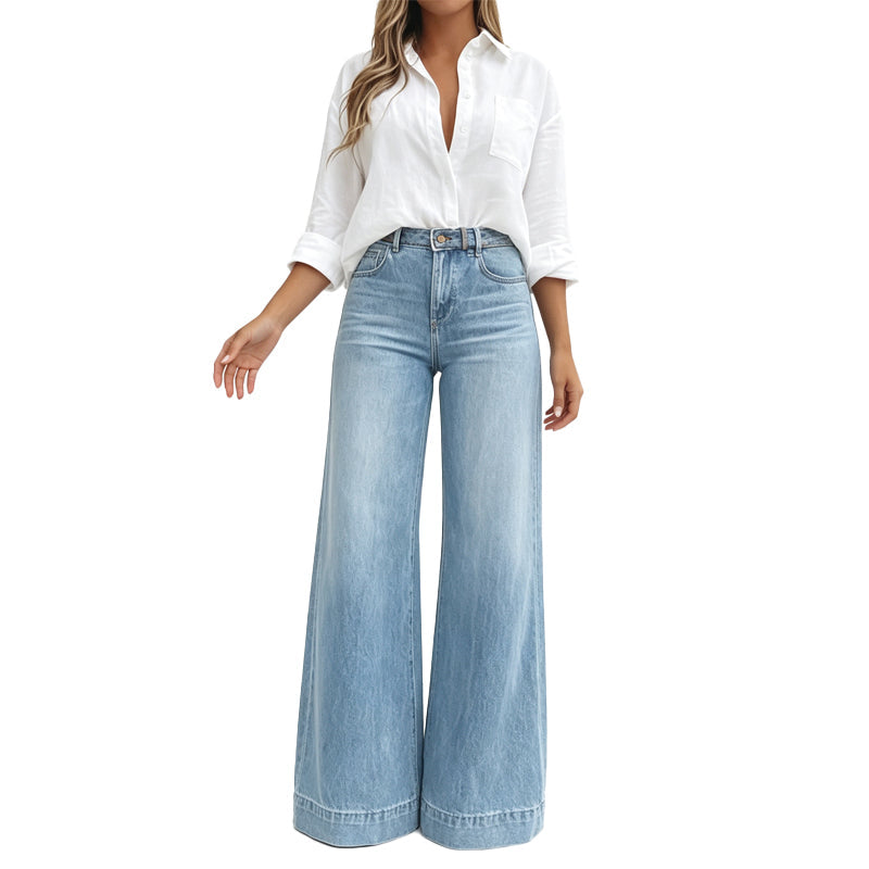 Lucia | Jeans de Pierna Ancha Efecto Estilizador