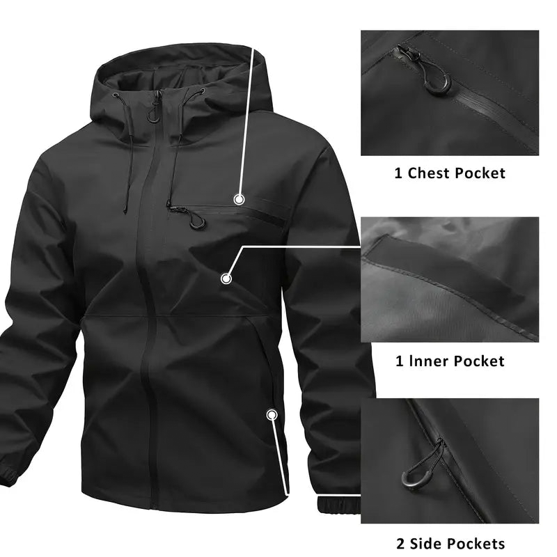 Chaqueta impermeable 3 en 1