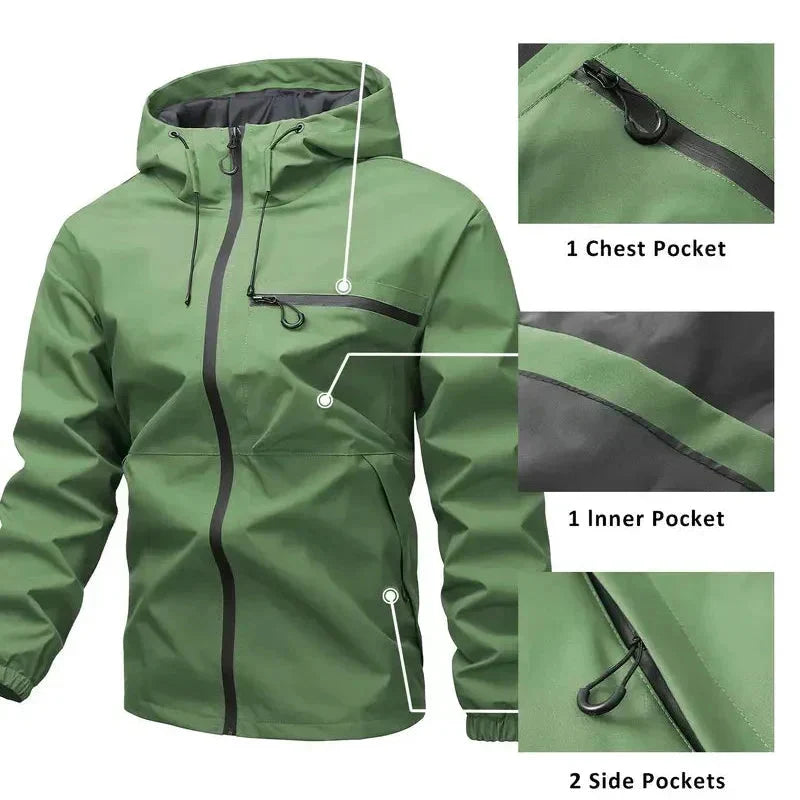 Chaqueta impermeable 3 en 1