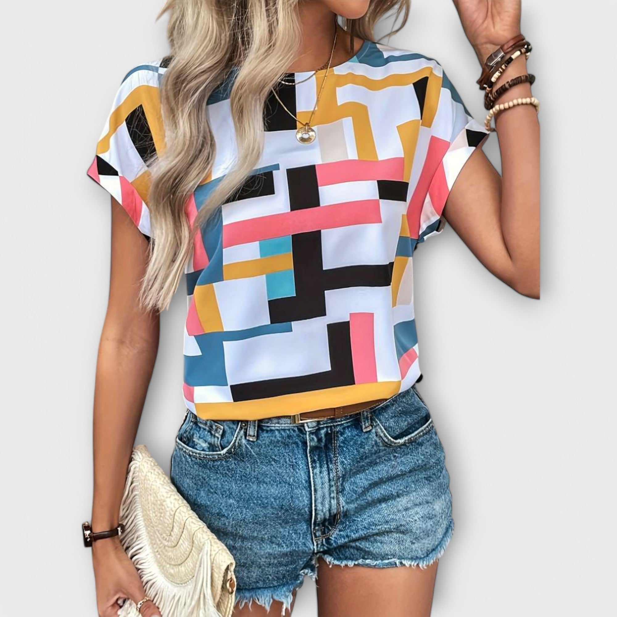 Mónica - Blusa de manga corta
