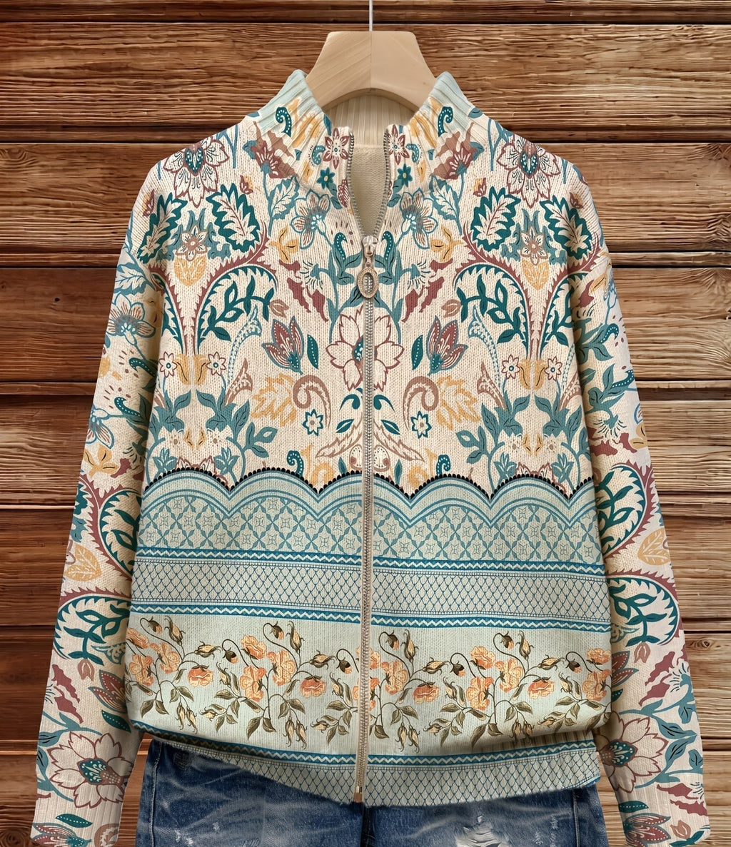 Sibila | Cárdigan Botánico Vintage