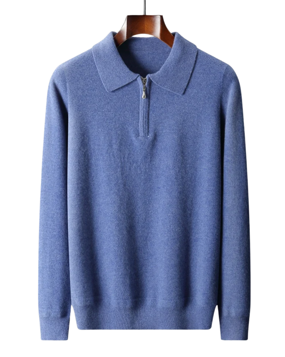 Enzo™ - Elegante Jersey Polo de Cachemira