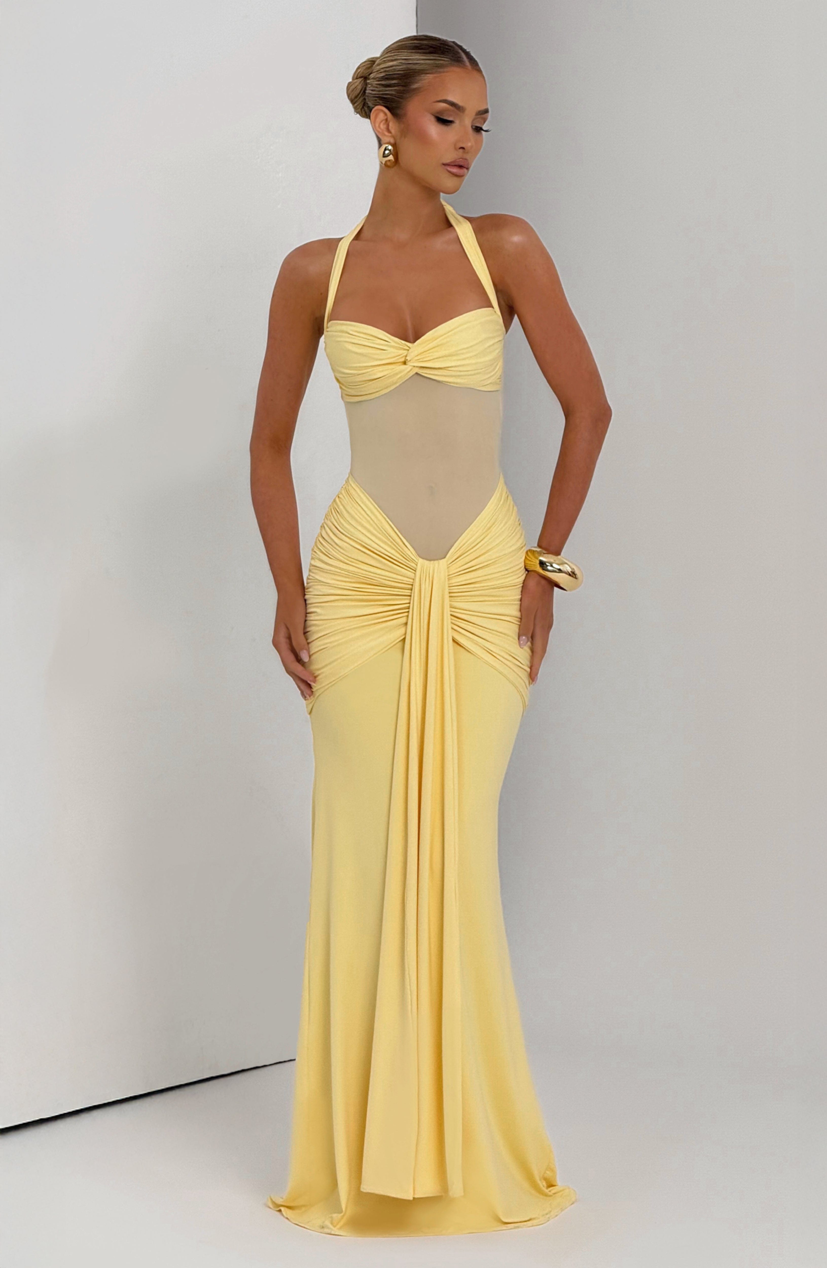 Vestido Yolanda™ | Maxi Drapeado Vixen - Best Seller