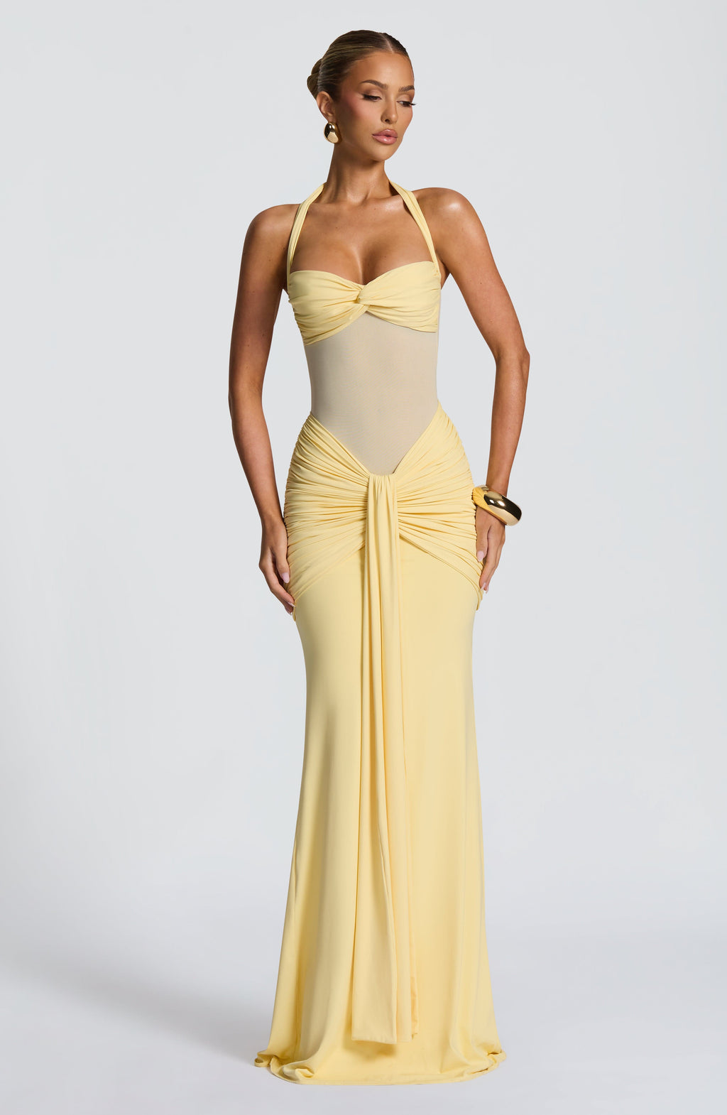 Vestido Yolanda™ | Maxi Drapeado Vixen - Best Seller
